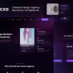 Hecxa – Creative Design Agency Elementor Template