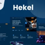 Hekel – Cyber Security Elementor Template