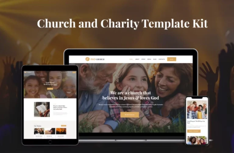 Holy – Church & Charity Template Holy – Church & Charity Template - Imagen 1