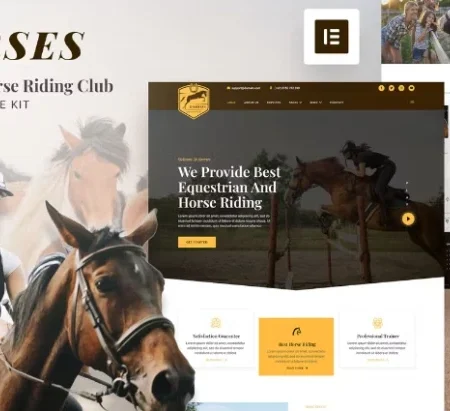 Horrses – Equestrian & Horse Riding Club Elementor Template