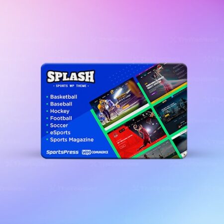 Splash Sport – WordPress Sports Theme for Basketball, Football, Soccer and Baseball Clubs