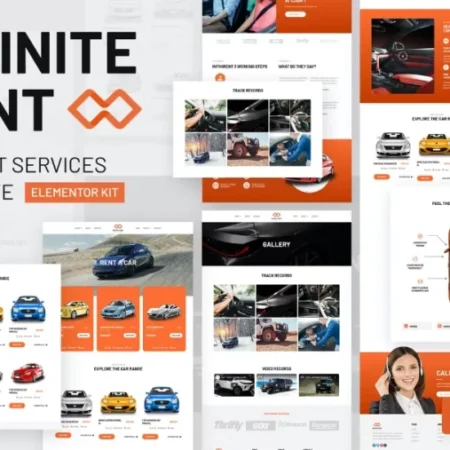 Infiniterent – Car Rental Elementor Template