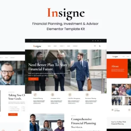 Insigne – Financial Business & Investment Elementor Template