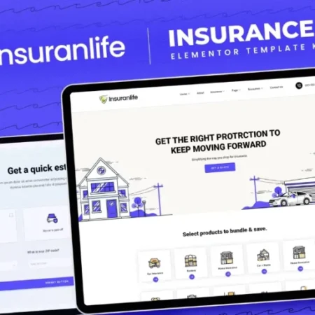 Insuranlife – Insurance Agency Elementor Template