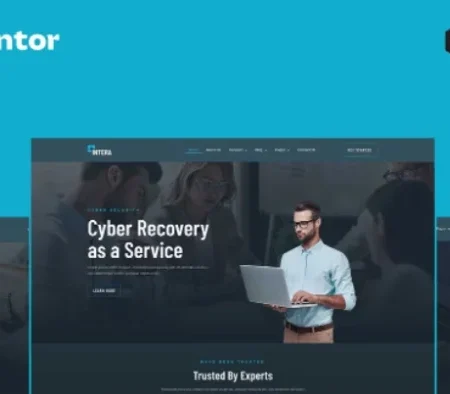 Intera – Cybersecurity Elementor Pro Full Site Template