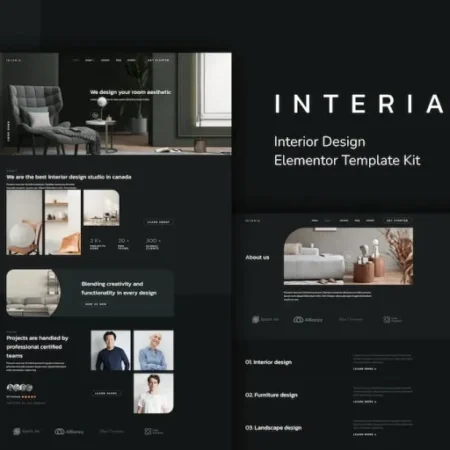 Interia – Interior Design Elementor Template