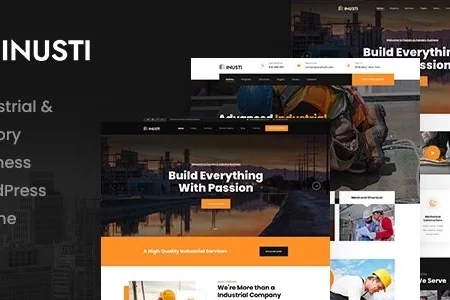 Inusti – Factory & Industrial WordPress Theme