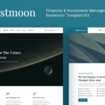 Investmoon – Finance & Investment Manager Elementor Template