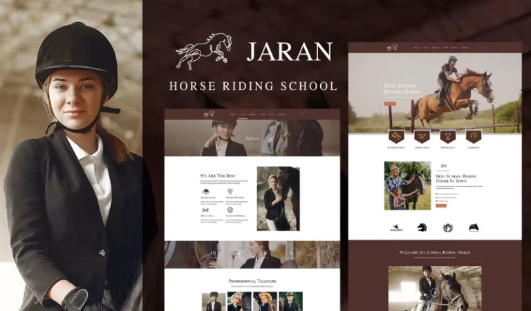 Jaran – Horse Riding School Elementor Template Jaran – Horse Riding School Elementor Template - Imagen 1