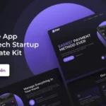 iZPAY – Mobile App & Fintech Startup Elementor Template